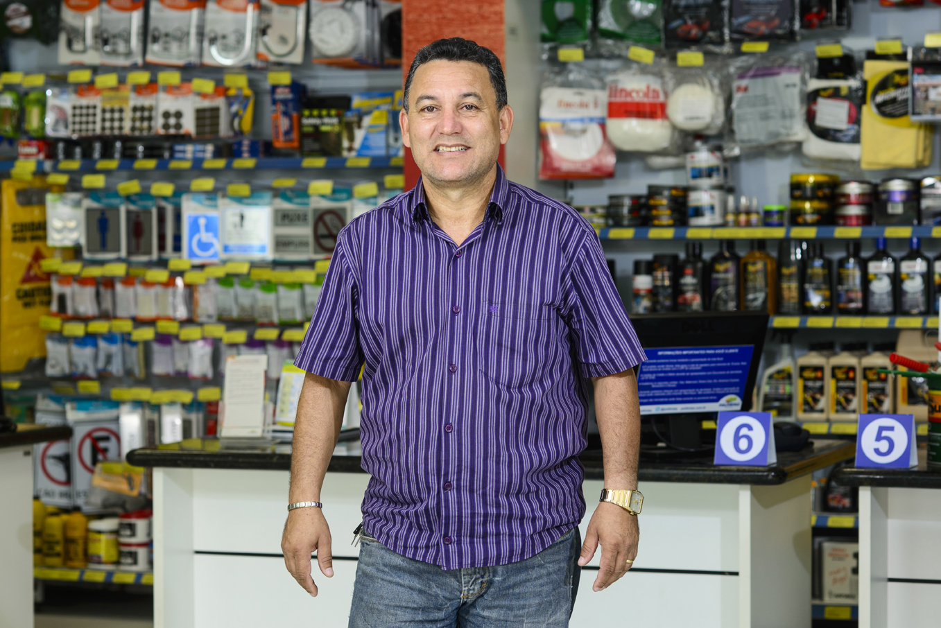 Vauir Inácio de Oliveira, proprietário da Markise Ltda, empresa vencedora da promoção
