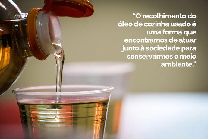 o que fazer com óleo de cozinha usado?