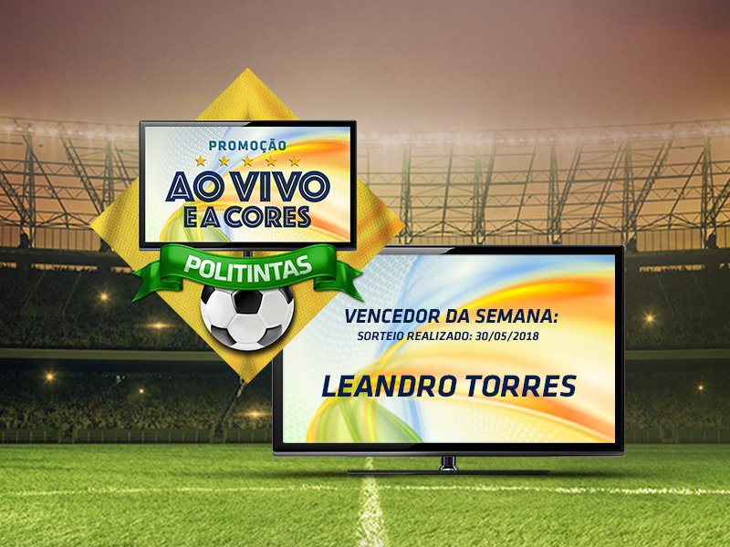 Ganhador 7 TV na Promoção Ao Vivo e a Cores Politintas