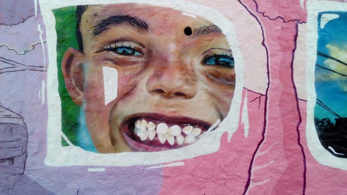 Painel de Graffiti em Santos Dumont, Vitória