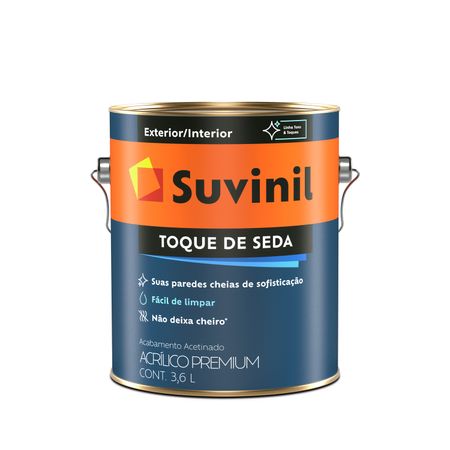 156478_2 Tinta Acrílica Toque de Seda Premium Acetinado 3,6l - Suvinil