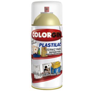Verniz Spray Plastilac Colorgin Brilhante 300ml - REF: 780