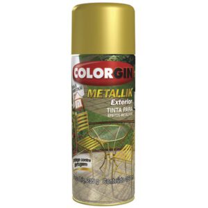Tinta Spray Metallik Exterior Colorgin 350ml