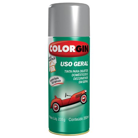 156891_2 Primer Spray Uso Geral Colorgin Premium 400ml - Cinza - 53001