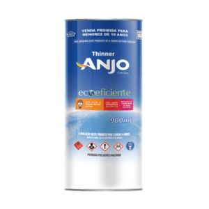 Thinner Eco Eficiente 2750 Anjo 900ml - 900Ml