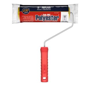 Rolo de Espuma Poliester Cinza 406 15cm - ATLAS