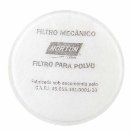 158399_2 Filtro Mecânico BS Norton Pct C/ 2Pc - FILTRO MECANICO BS RESPIRADOR C/ 2UNI NORTON**