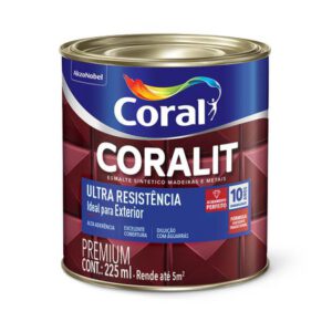 Esmalte Sintético Coralit Ultra Resistência Alto Brilho 225ml - Coral