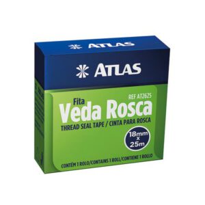Fita Veda Rosca 1,8cm x 25 Metros - ATLAS - AT2625