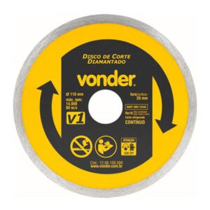 Disco de Corte Diamantado Vonder 110x20mm V1
