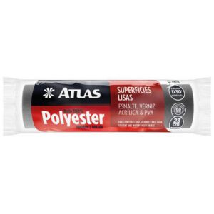 Rolo de Espuma Poliester Cinza 406 23cm - ATLAS