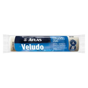 Rolo de Pintura Lã de Carneiro 100% Natural Veludo 23cm - ATLAS - 23CM