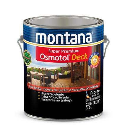 Verniz Osmotol Deck Semibrilho 3,6l - Montana - Natural