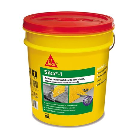 Aditivo Impermeabilizante 18L - SIKA - Branco