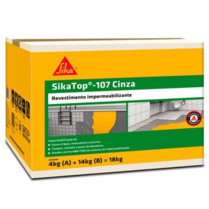 Revestimento Impermeabilizante Sikatop 107 18kg - SIKA - Cinza