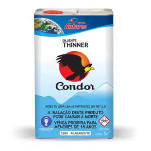 Thinner Acabamento C0200 5L - CONDOR - THINNER ACAB 5L CONDOR
