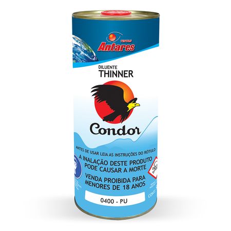 Thinner para Poliuretano C0400 900ml - CONDOR - THINNER PU 900ML C0400 CONDOR