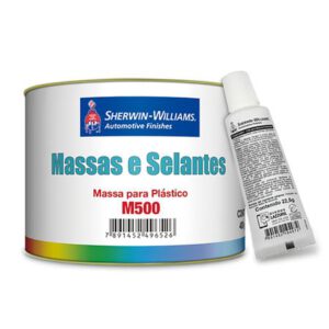 Massa para Plástico Com Catalisador Lazzuril 422,5Gr - MASSA PLAST M500 FLEXIVEL A+B 422,5GR LAZZURIL