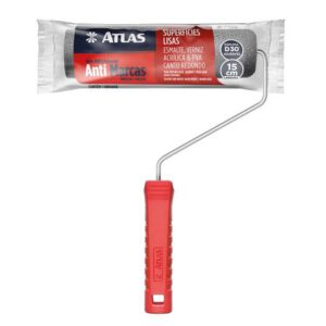 Rolo de Pintura Espuma Poliester Anti Marcas - ATLAS - 15CM