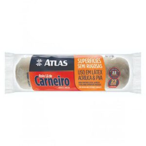 Rolo de Pintura Lã de Carneiro 100% Natural - ATLAS - 23cm 328/22
