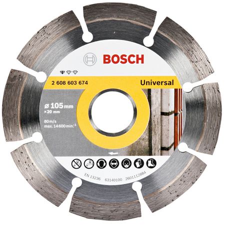 162057_2 Disco Diamantado Standard Segmentado 105mm - BOSCH - 105 mm