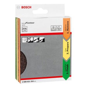 Kit de Esponjas Abrasivas Best for Contour S473 c/ 3 peças - BOSCH - 03 Peças