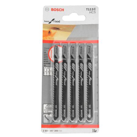 Lâmina Serra Tico Tico T111C 5 Pçs - BOSCH - 05 Peças