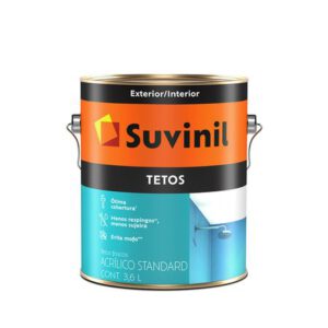 Tinta Acrílica Tetos Standard Fosco 3,6l - Suvinil - Branco