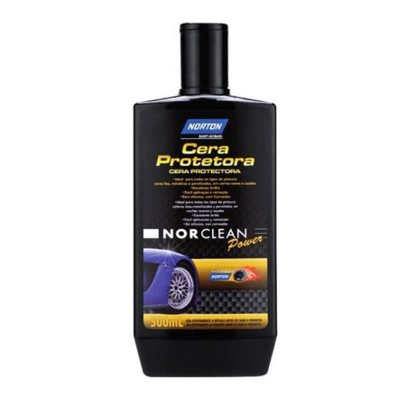 Cera Automotiva Norton Protetora Norclean Power 500ml - CERA AUT PROT 500ML NORCLEAN NORTON**