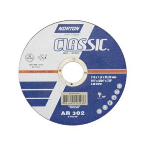 162437_2 Disco de Corte para Aço Norton AR 302 4.1/2" - DISCO CORTE AR 302 45 NORTON#