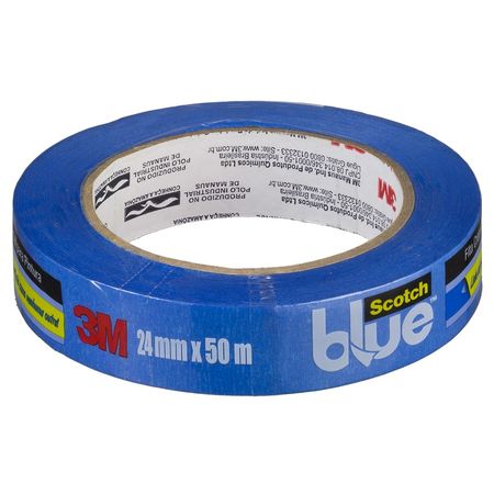Fita Crepe Profissional 3M 24mm x 50m - BLUE - Azul