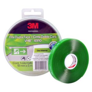Fita Dupla face VHB 4910 Transparente 19mm x 20m - 3M