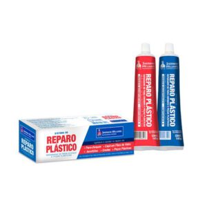 Kit De Reparo Rápido para Peças Plásticas Lazzuril 240ml - KIT REPARO RAPIDO PECAS PLAST VEDA CHOQ A+B 290GR