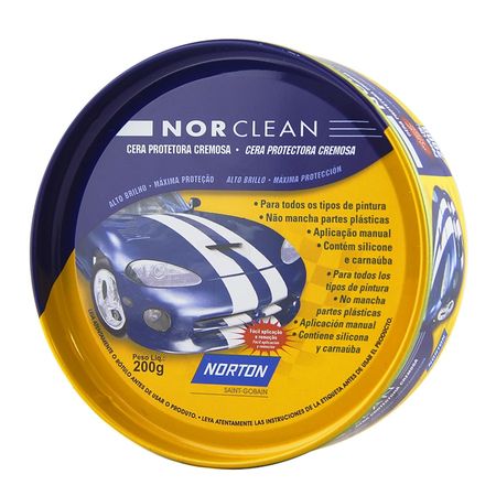 Cera Automotiva Protetora Norclean Hobby 200g - NORTON