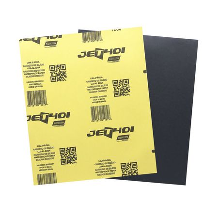 Lixa D'água Microfina Norton T401 23x258cm Grão 2500 - LIXA DAGUA T41 2500 F 230X280 NORTON