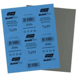 Lixa Black Ice Norton T499 Grão 2500 - LIXA DAGUA T499 2500 F 230X280 NORTON