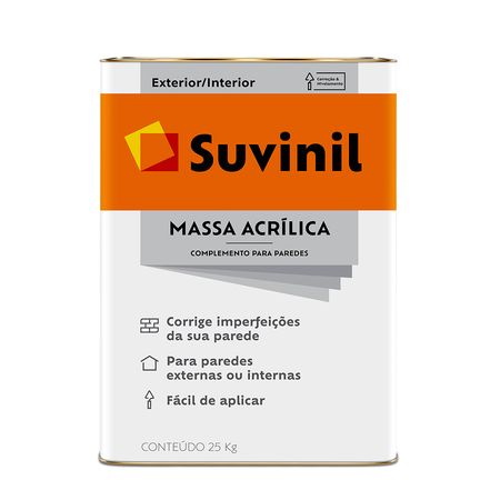 165298_2 Massa Acrílica 25kg - SUVINIL - 25Kg