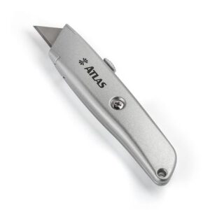 Estilete Trapezoidal Cabo Alumínio - ATLAS - ESTILETE TRAPEZOIDAL CABO ALUMINIO AT1408 ATLAS#