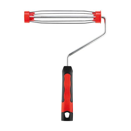 165336_2 Suporte para Rolo de Pintura com Rosca e Arame Reforçado 23cm - ATLAS - SUPORTE ROLO GAIOLA C/ ROSCA 5ARAME 23CM AT550 ATL#