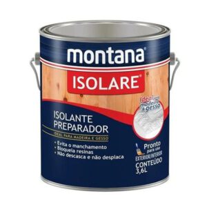 Verniz Isolante Para Madeiras Isolare 3,6l - Montana - 3,6Litros