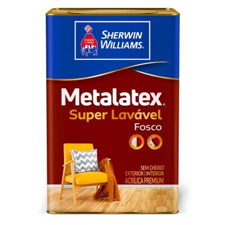 166025_2 Tinta Acrílica Metalatex Fosco Perfeito Premium 18l - Sherwin-Williams
