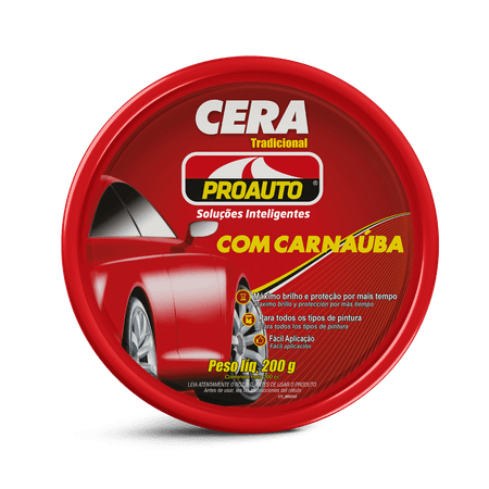 166155_2 Cera Automotiva Tradicional -PROAUTO - 200g