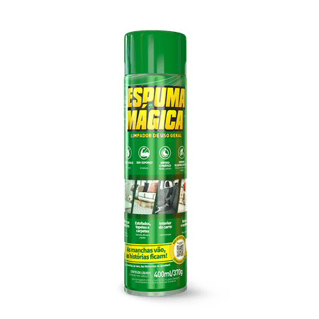 166209_2 Espuma Mágica Aerossol 400 ml - PROAUTO - Branca