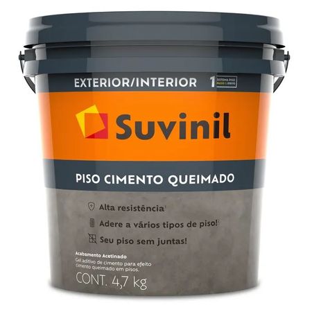 Suvinil Piso Cimento Queimado - 4,7kg - 4,7Kg