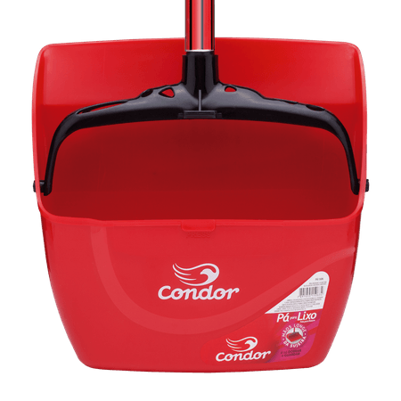 Pá de Lixo com Alça 1506 - CONDOR - REF: 1506 - Vermelha