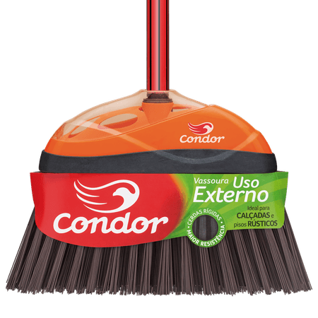 Vassoura Uso Externo Varre Forte V-52 - CONDOR - VASSOURA VARRE FORTE V-52 CCCX CONDOR#