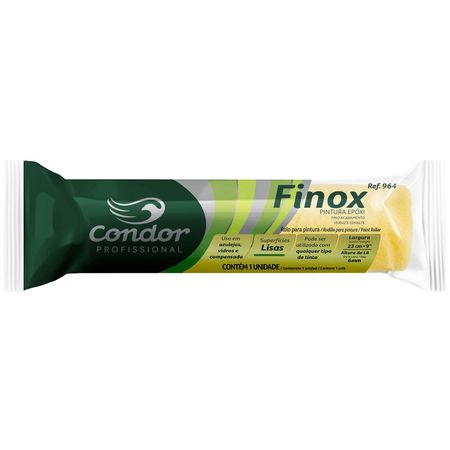 Rolo de Lã Sintético 23cm 964 - CONDOR - ROLO LA SINTETICO MULTIUSO 23CM FINOX 964 CONDOR