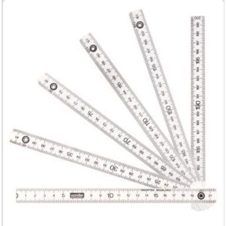 166742_2 Escala Met Plastico 2m Vonder - ESCALA MET PLASTICO 2M VONDER