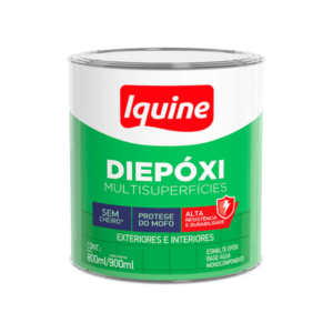Tinta Diepóxi Base Água Brano Neve 900ml - Iquine - Branco