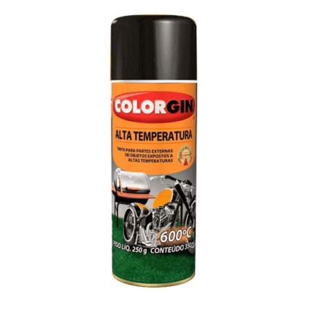 166913_2 Tinta Spray Alta Temperatura 300ml - Colorgin